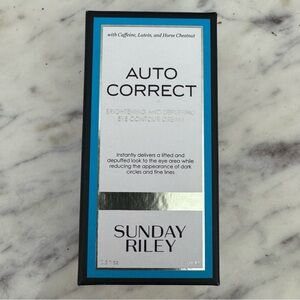 NIB Sunday Riley Auto Correct Brightening + Depuffing Eye Cream